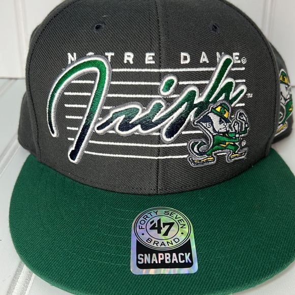 Vintage Forty Seven Brand | Notre Dame SnapBack Hat | OS - Picture 5 of 5